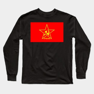 Communist Party of Great Britain (Marxist Leninist) Flag Long Sleeve T-Shirt